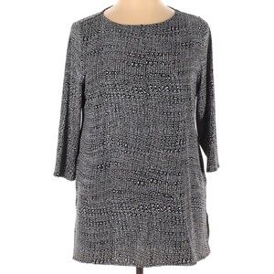 Alfani Gray 3/4 Sleeve Tunic